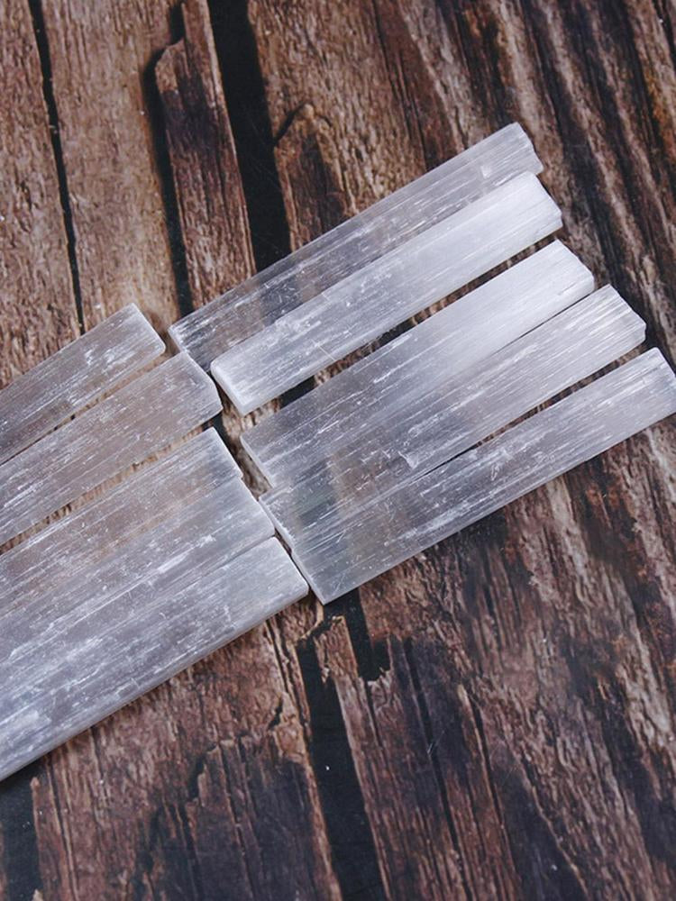 Natural Selenite Crystal Sticks 10 pcs
