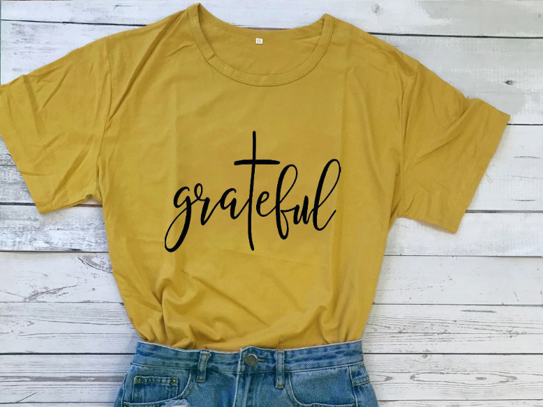 Grateful Cotton Christian T-shirt