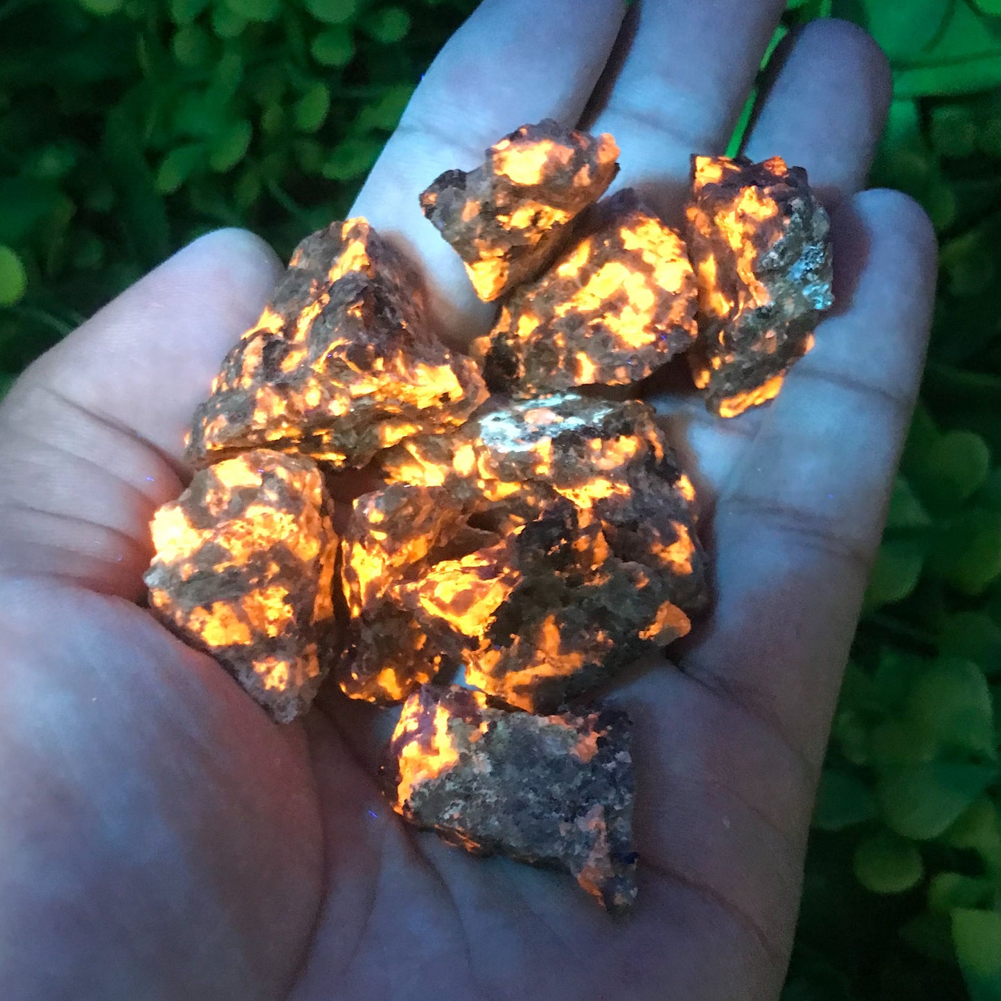 Natural Yooperlites Flame Stones