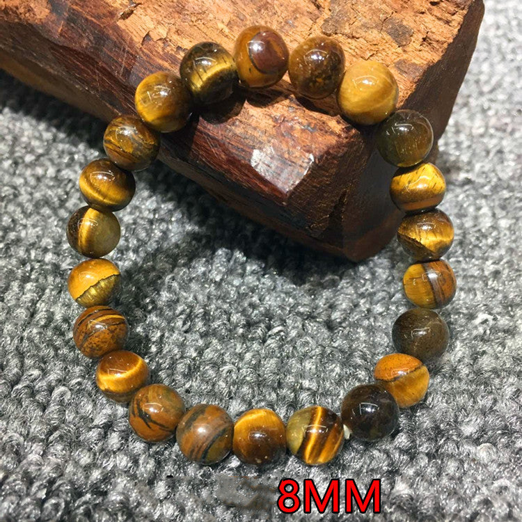 Natural tiger's eye stone brave bracelet