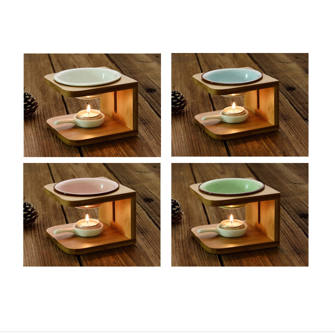 Aromatherapy Bamboo Oil Burner