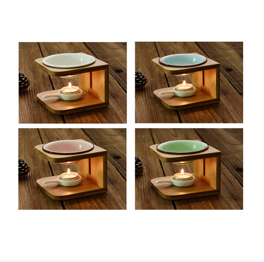 Aromatherapy Bamboo Oil Burner