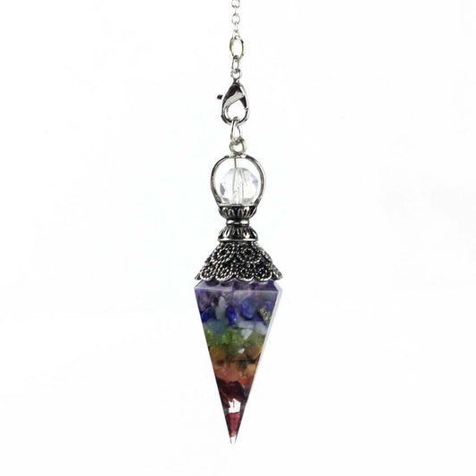 Crystal & Resin Pendulum (Choose Stone)