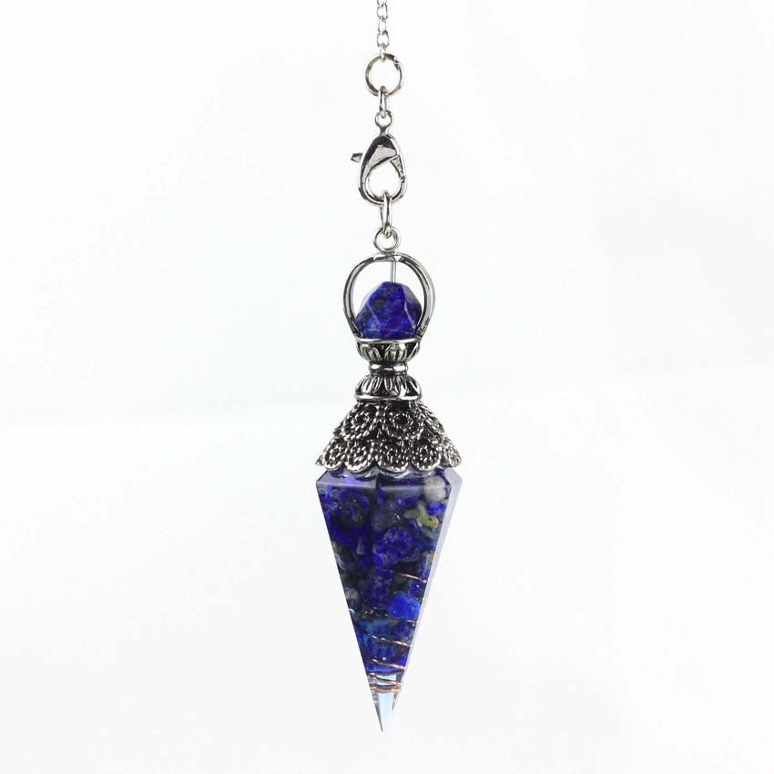 Crystal & Resin Pendulum (Choose Stone)