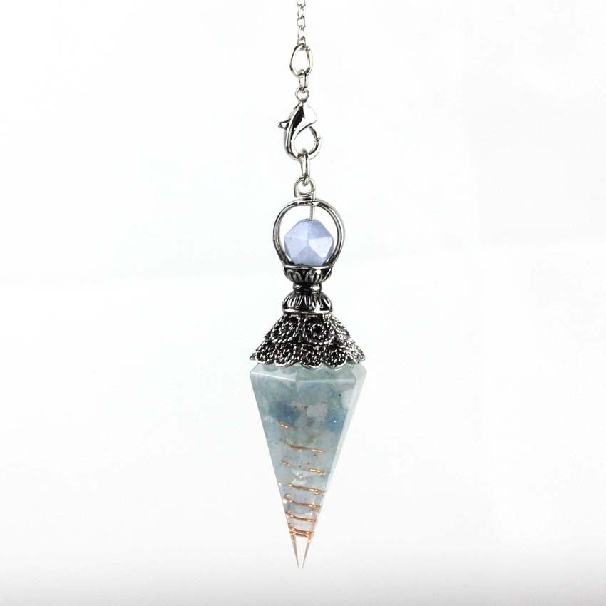 Crystal & Resin Pendulum (Choose Stone)