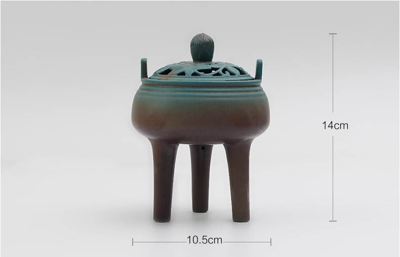 Ceramic Tripod Sandalwood Incense Burner