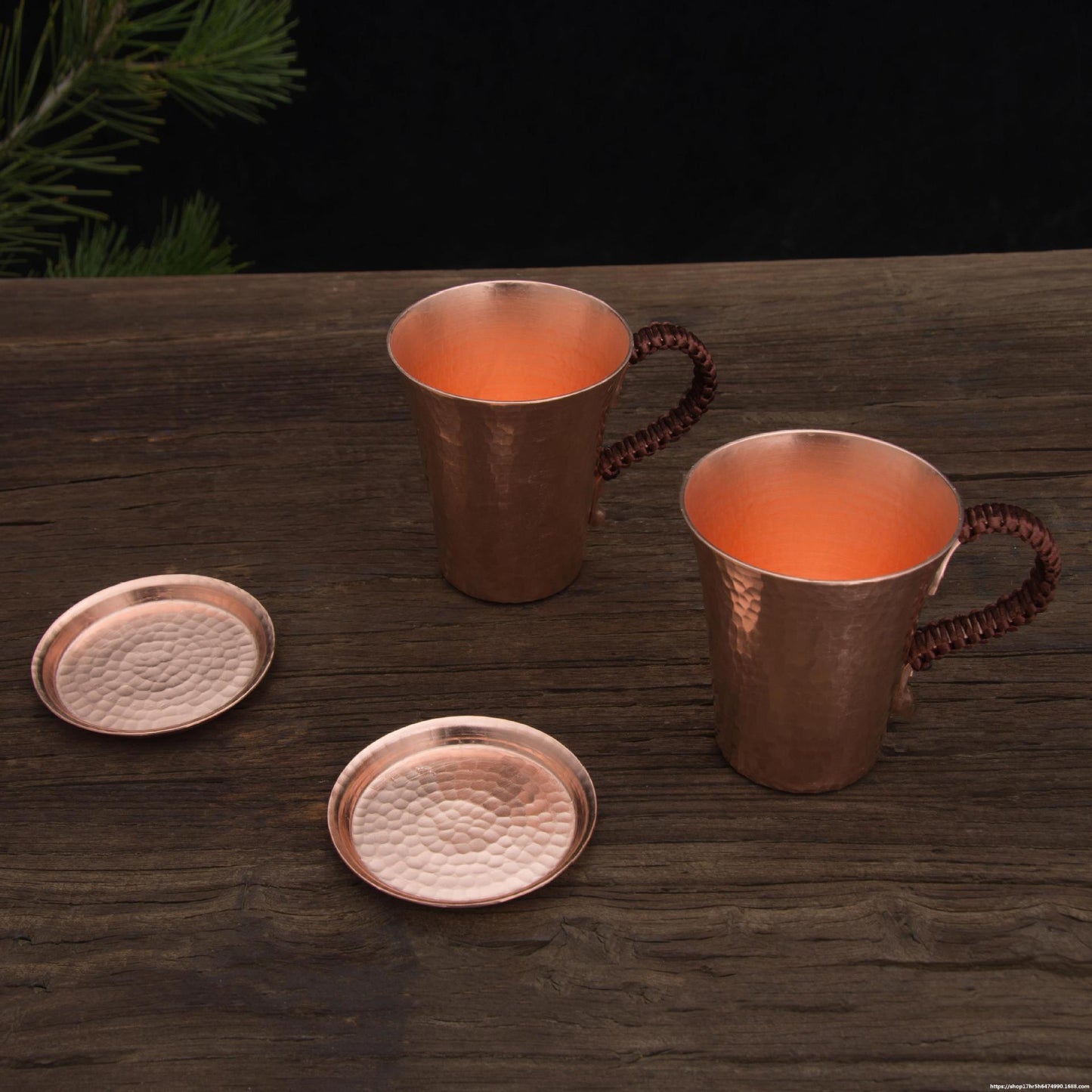 Pure Copper Handmade Cup Handmade Copper Water Cup Thick Copper Cup