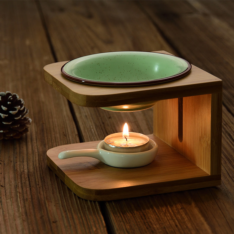 Aromatherapy Bamboo Oil Burner