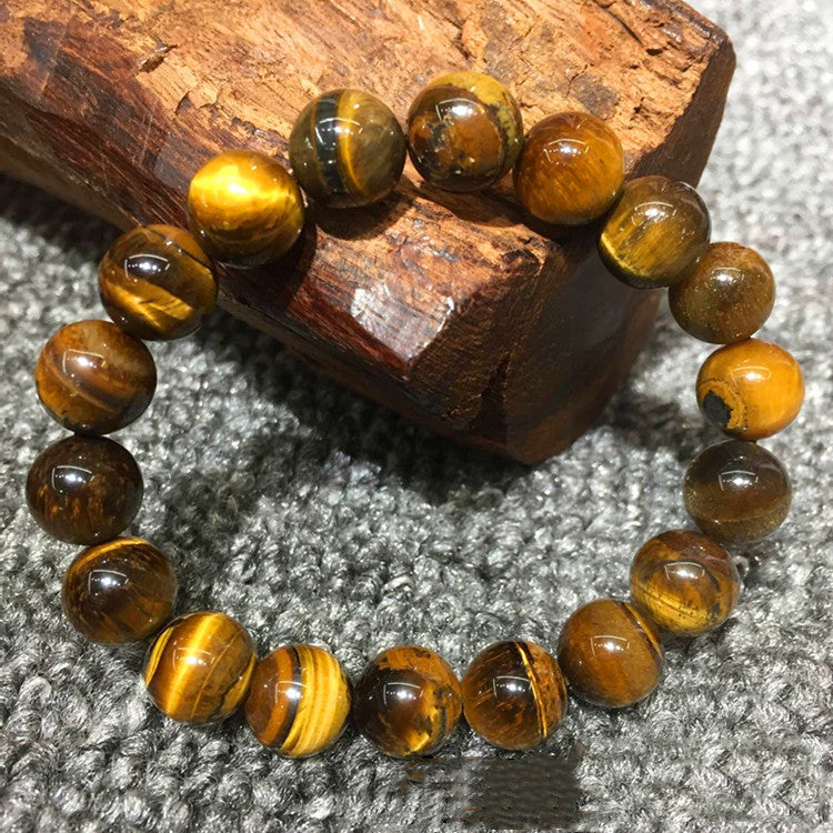 Natural tiger's eye stone brave bracelet