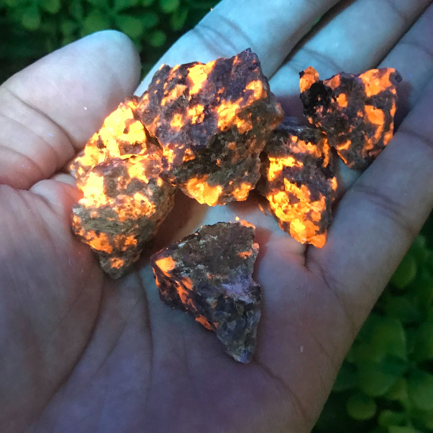 Natural Yooperlites Flame Stones