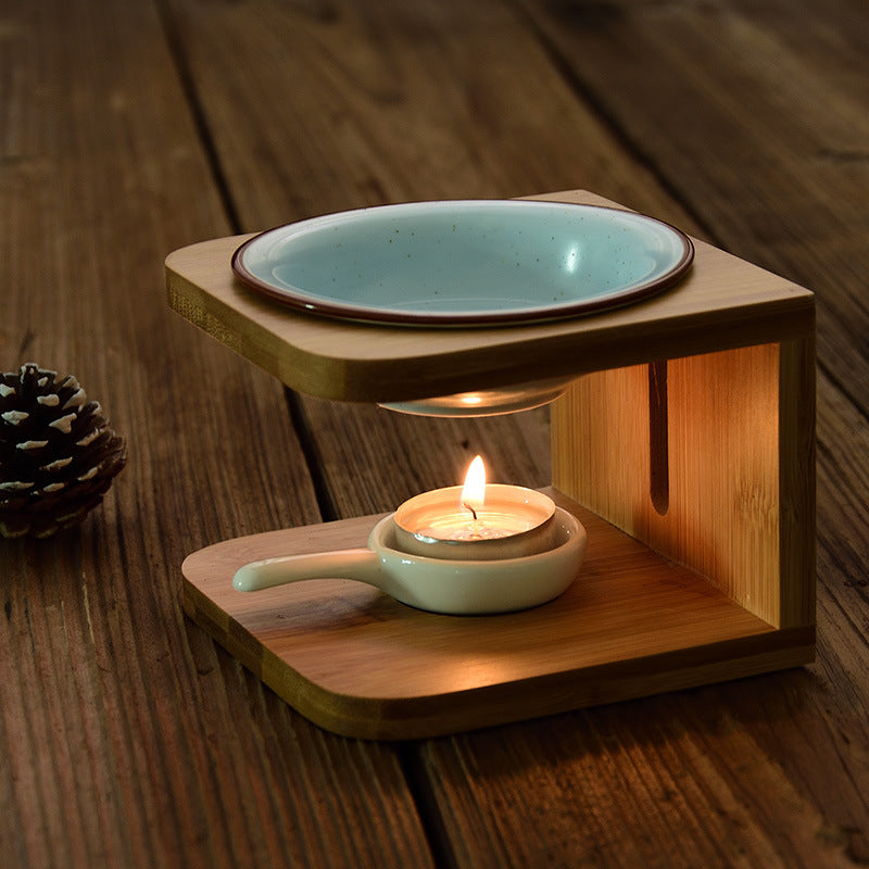 Aromatherapy Bamboo Oil Burner