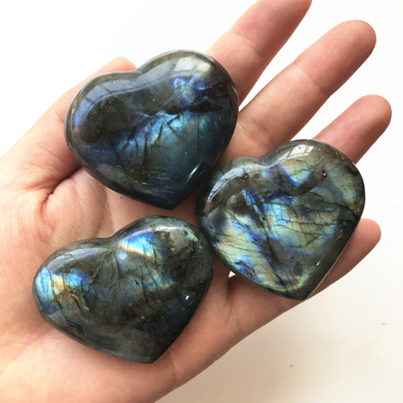 Labradorite Hearts