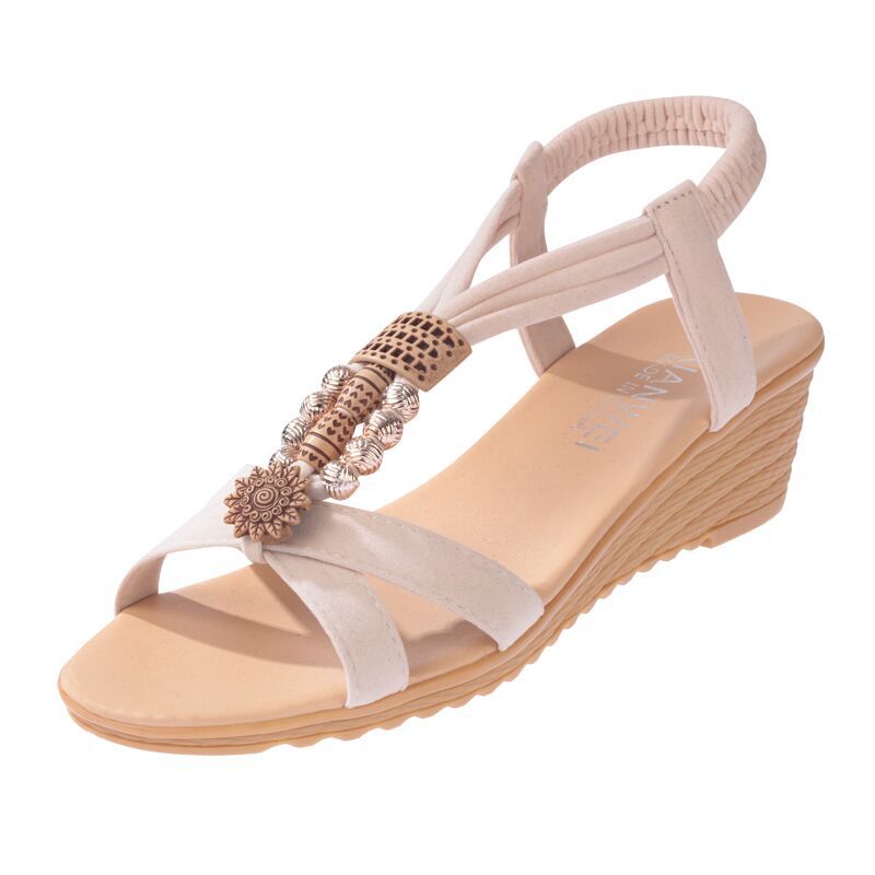 Bohemian Boho Style Wedge Sandals