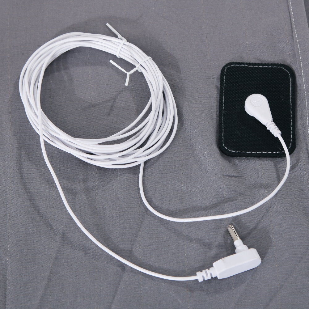 Earthing Pillow Case Grounding Cord Conductive Silver Yard