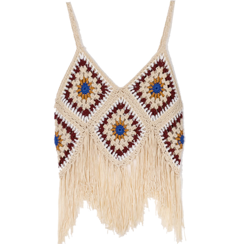 Bohemian Tassel Tank Top