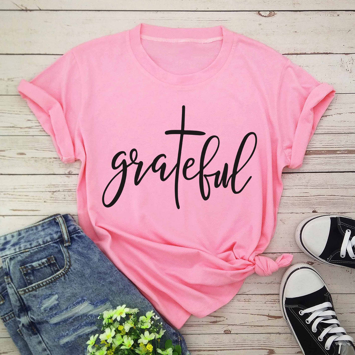 Grateful Cotton Christian T-shirt