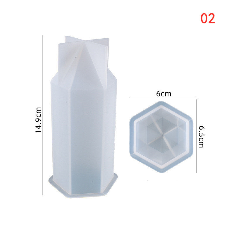 Crystal Epoxy Silicone Resin Candle Making Mold