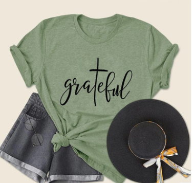 Grateful Cotton Christian T-shirt