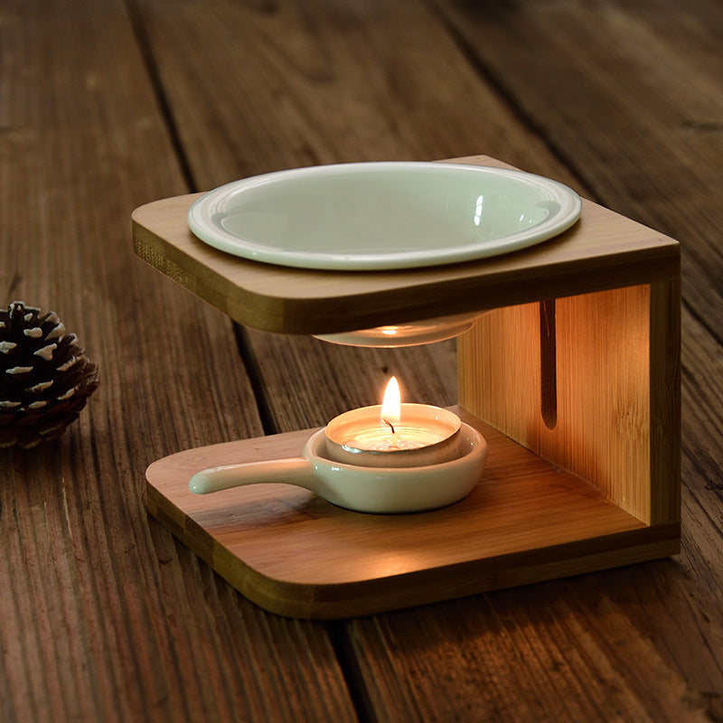 Aromatherapy Bamboo Oil Burner