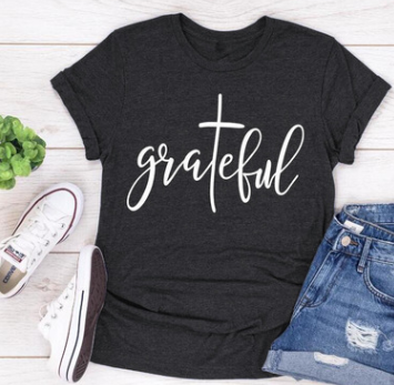 Grateful Cotton Christian T-shirt