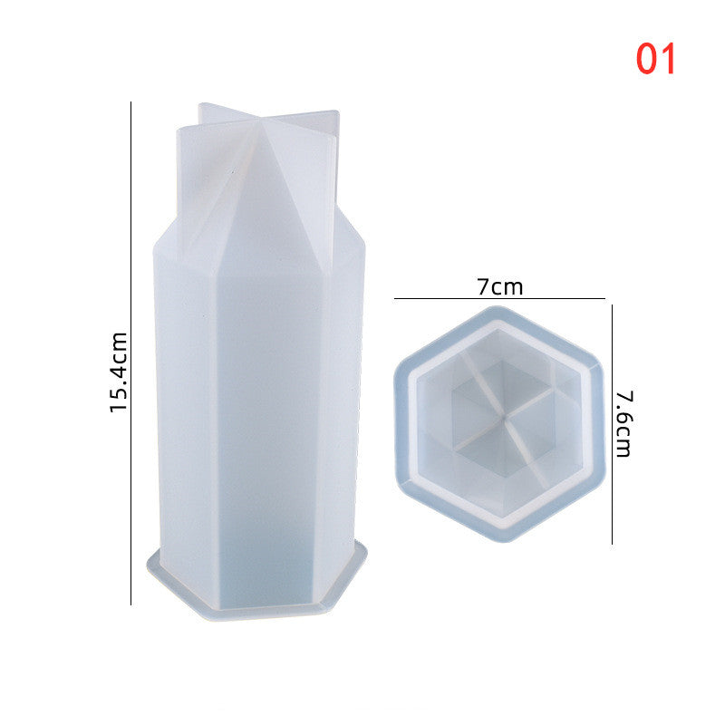 Crystal Epoxy Silicone Resin Candle Making Mold