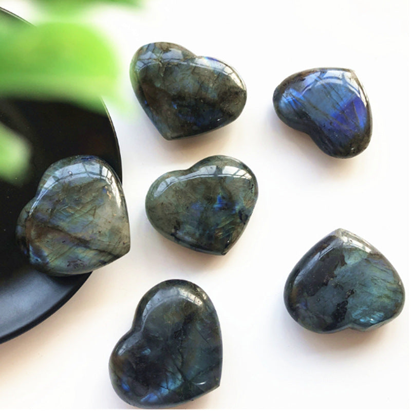 Labradorite Hearts