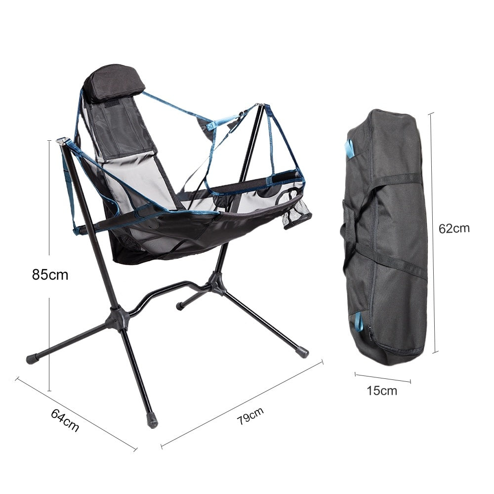 CE5 Aluminum Alloy Folding Rocking Chair