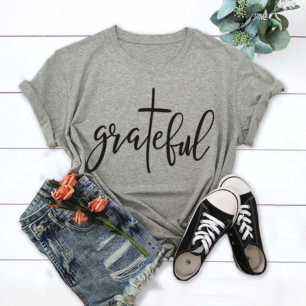 Grateful Cotton Christian T-shirt