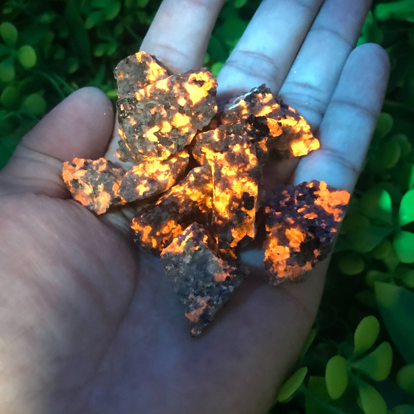 Natural Yooperlites Flame Stones