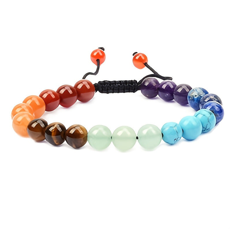 Assorted Natural Crystal Stretch Bracelets 8mm