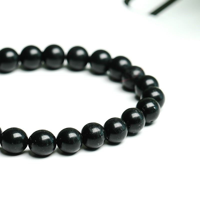Shungite Single Circle Bead Jewelry Men's And Women's Bracelet