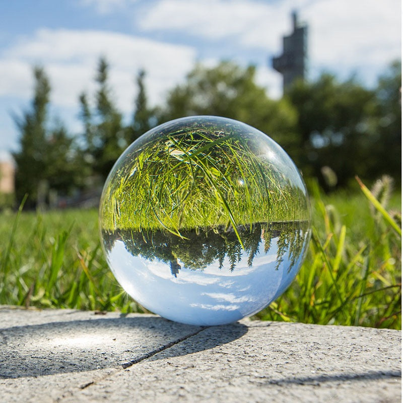 Crystal Ball On A Wooden Stand