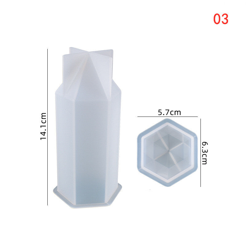 Crystal Epoxy Silicone Resin Candle Making Mold