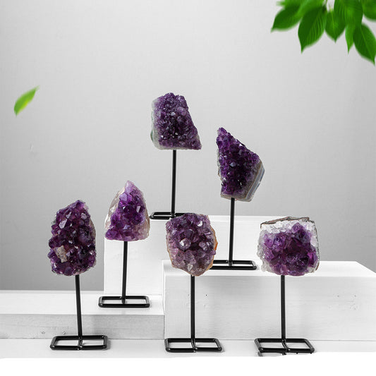 Deep Purple Amethyst with Stand