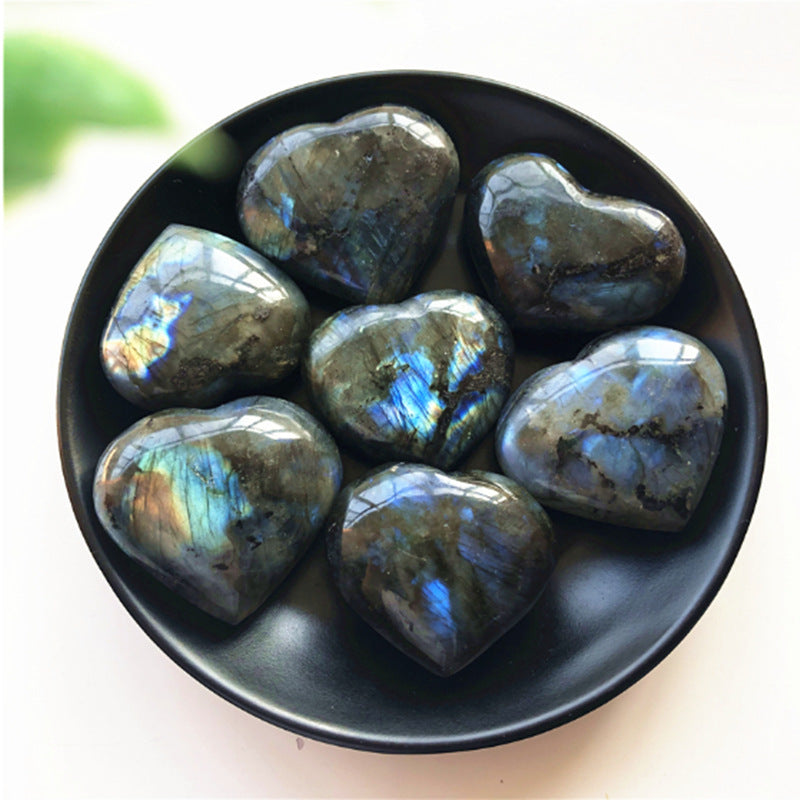 Labradorite Hearts