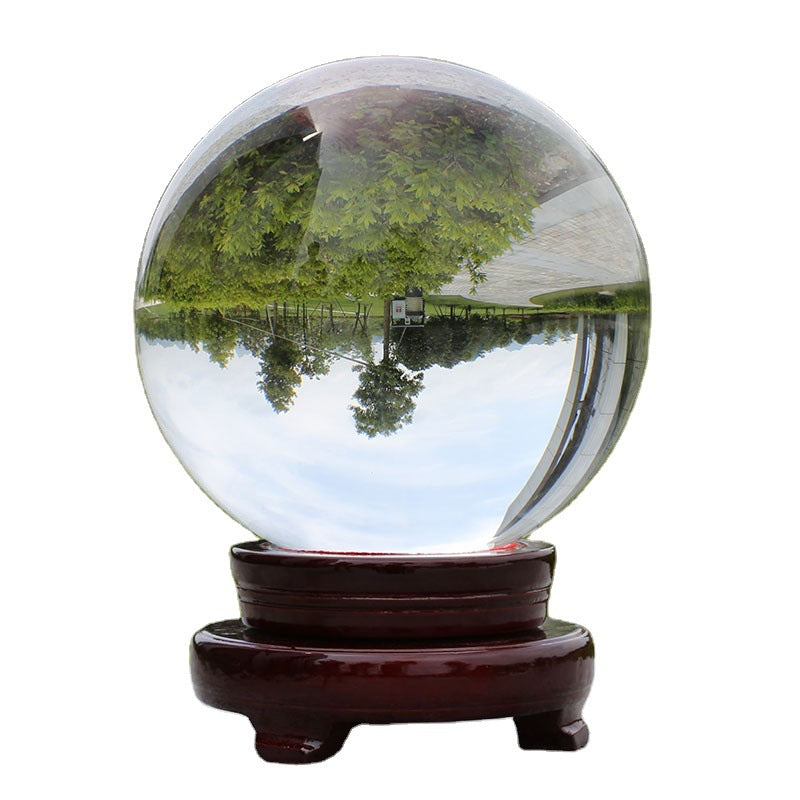 Crystal Ball On A Wooden Stand